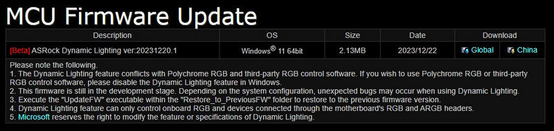 Windows Dynamic Lighting