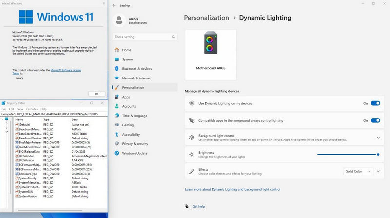 Windows Dynamic Lighting