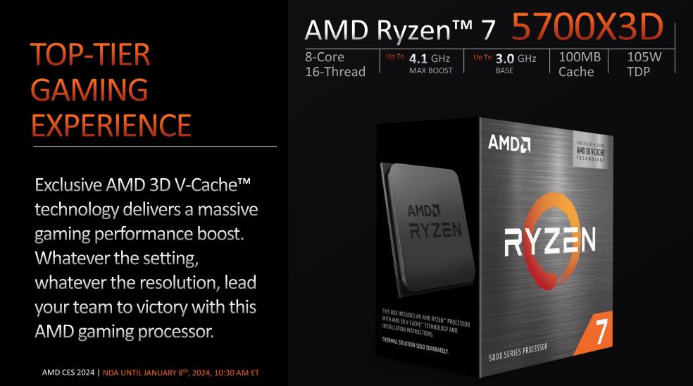 AMD Ryzen 7 5700X3D