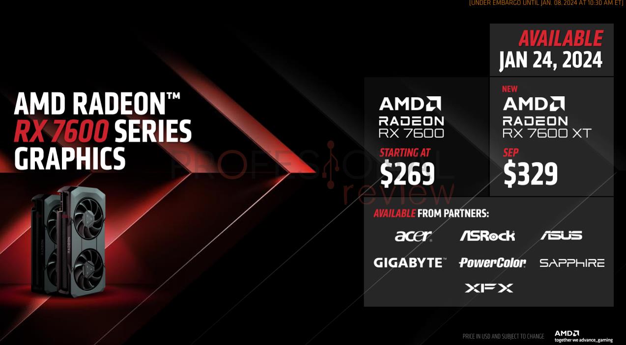 AMD Radeon RX 7600 XT