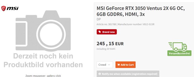 RTX 3050