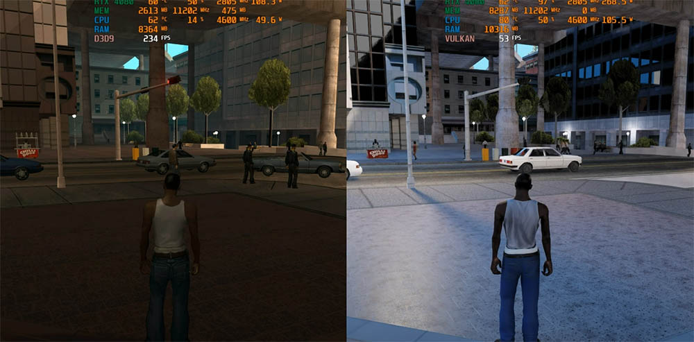 gta san andreas path tracing