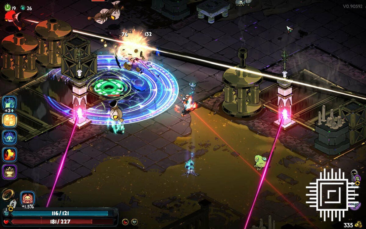 Gameplay de Hades 2.