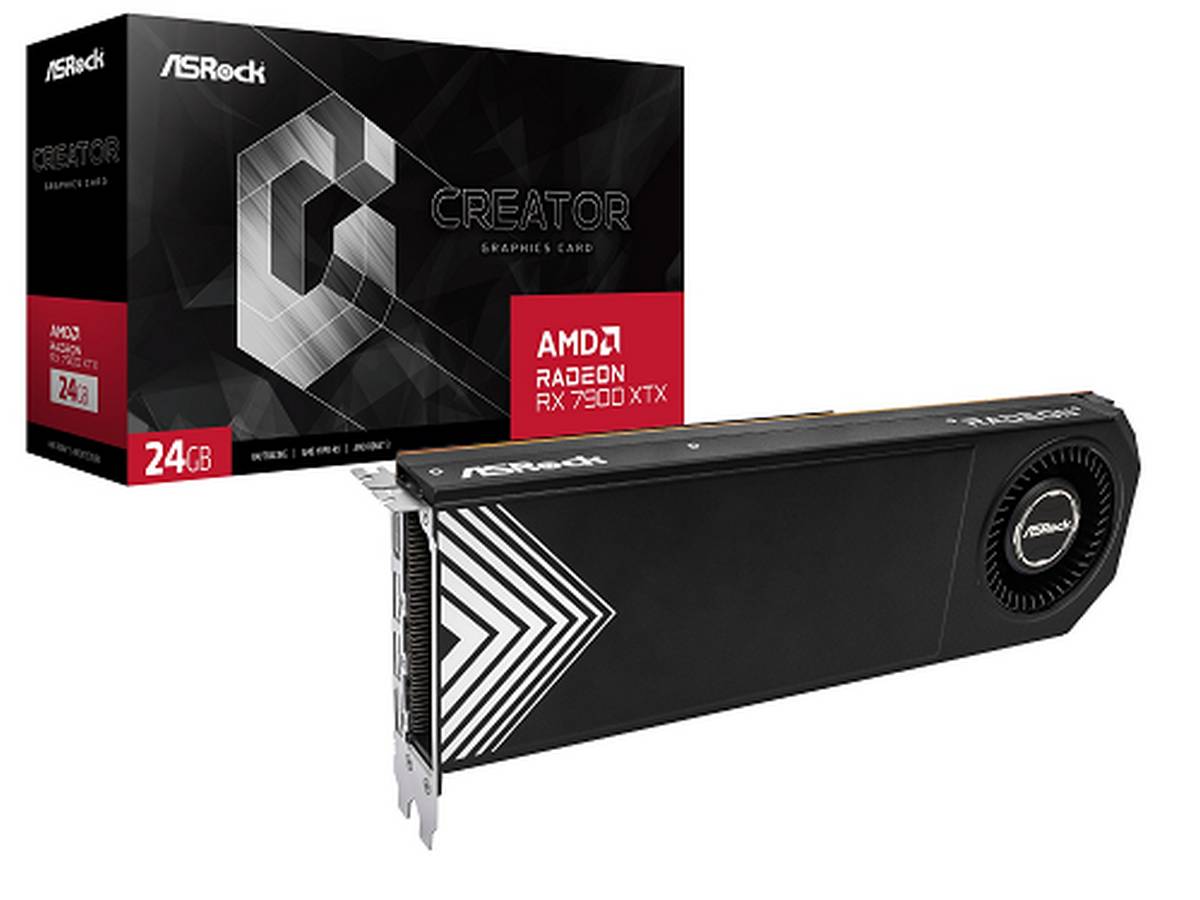 Boîte de la carte graphique ASRock Radeon RX 7900 XTX Creator.