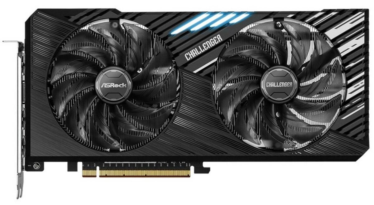 Face de l'ASRock Arc A770 Challenger SE.