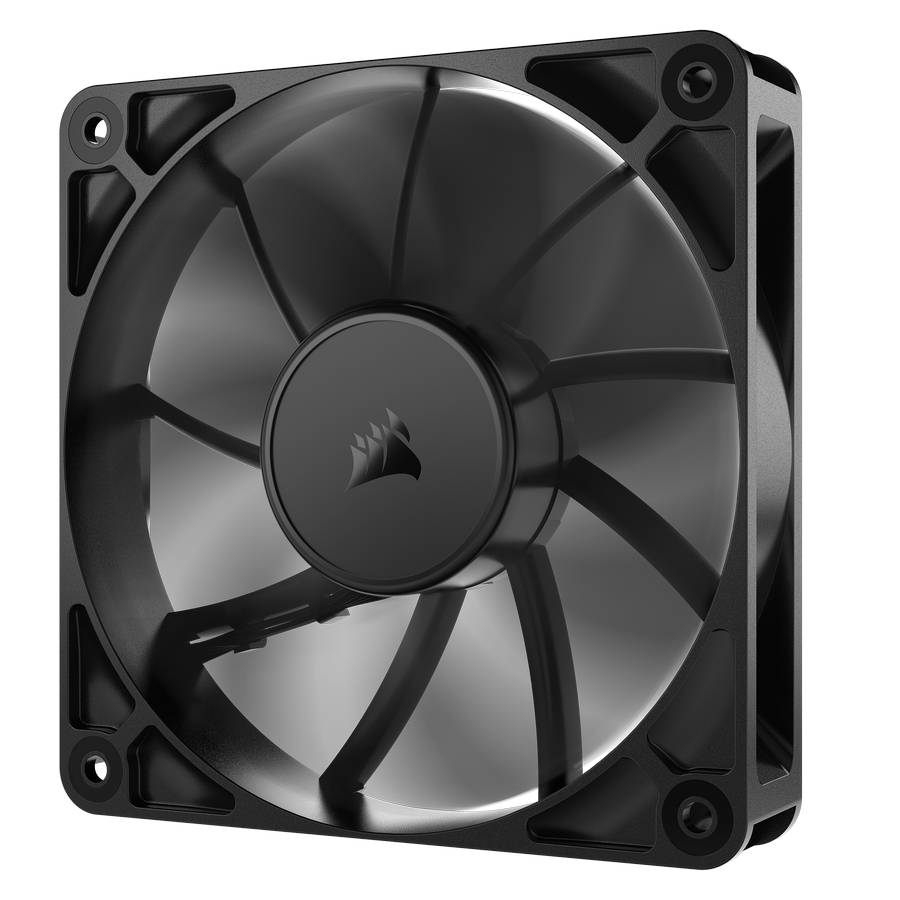 Ventilateur Corsair RS noir arrière.