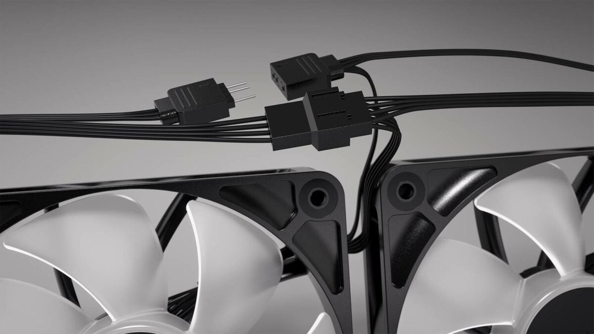 Connecteurs du ventilateur Corsair RS.