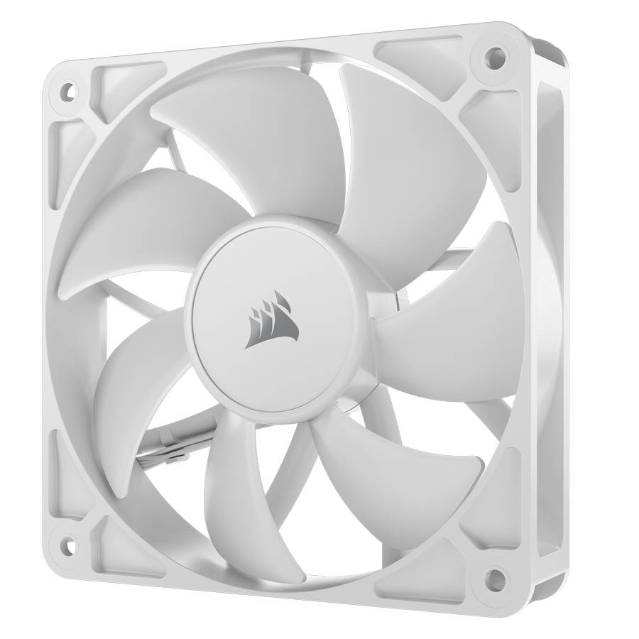 Ventilateur Corsair RS blanc.