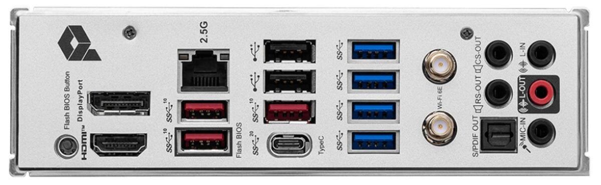 E/S de la carte mère MSI Pro B650-A WiFi.