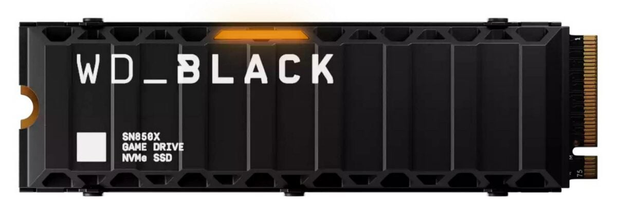 WD_BLACK SN850X avec dissipateur thermique.