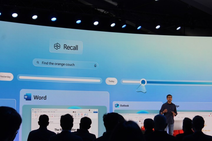 Microsoft introduisant la fonction Recall dans Windows 11.