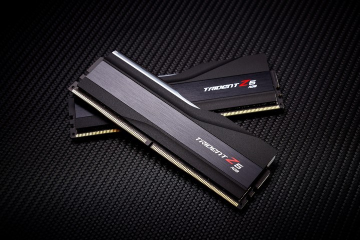 Une paire de modules RAM G.Skill Trident Z5 DDR5.