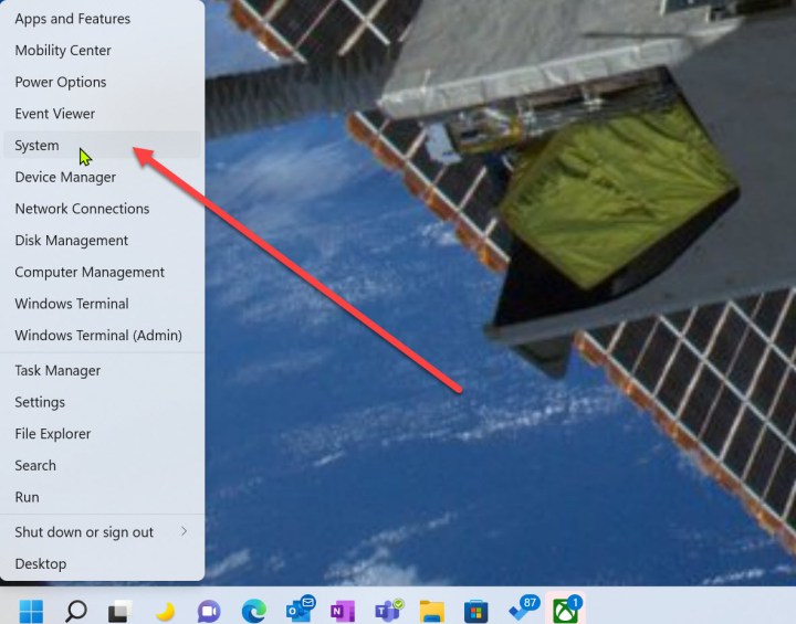 Ouverture de l'application Paramètres dans Windows 11.