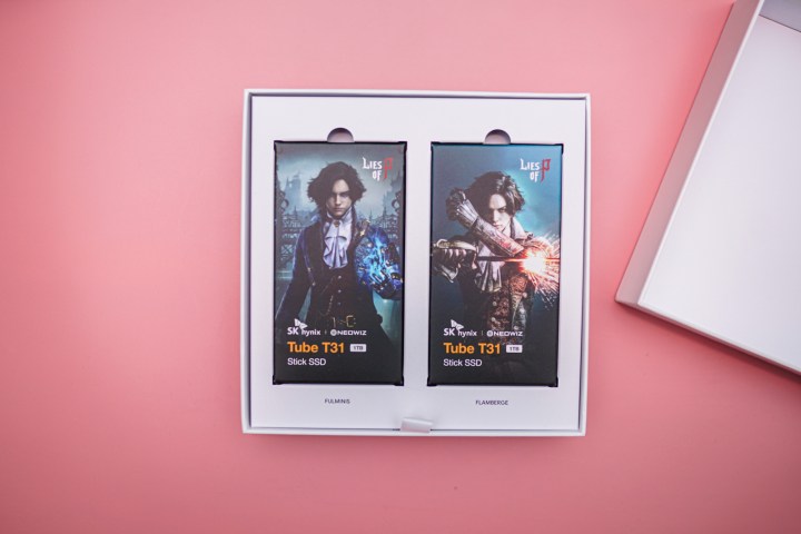 Boîtes de Lies of P à l'intérieur de la boîte du Tube T31.