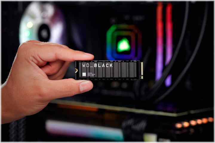Main tenant un SSD WD Black.