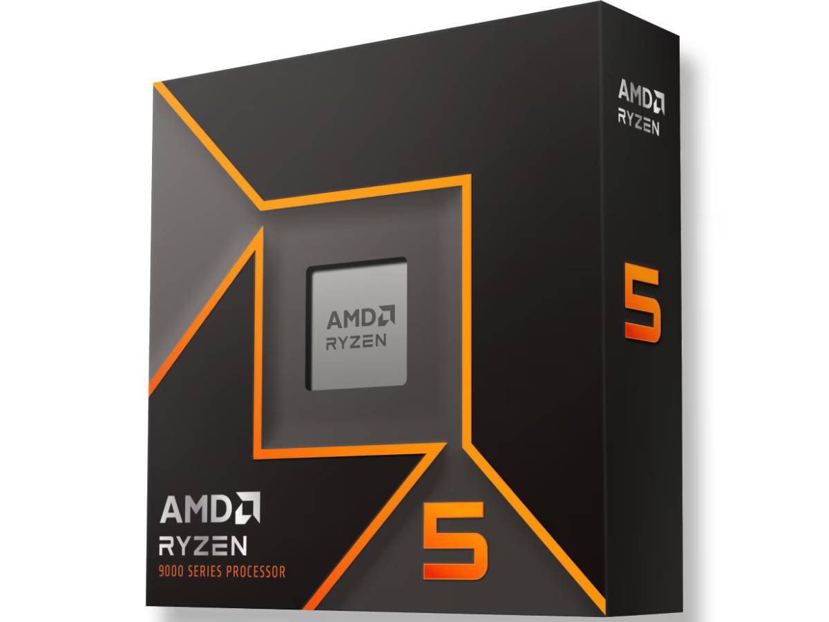 AMD Ryzen 5 9600X packaging against a white background