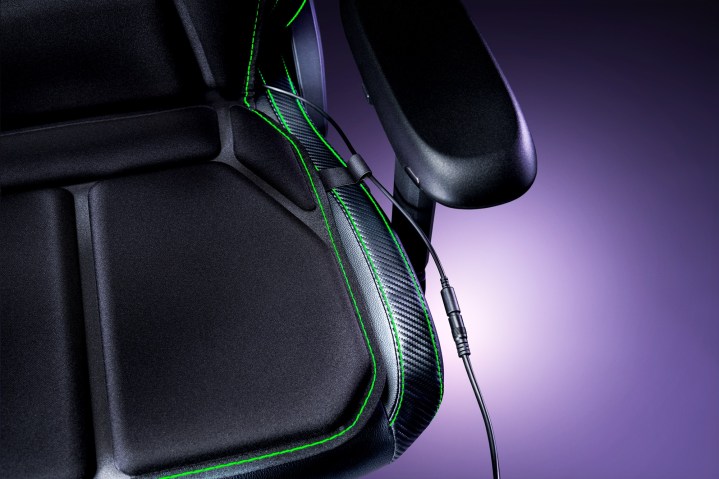Connexion à dégagement rapide sur le Razer Freyja.