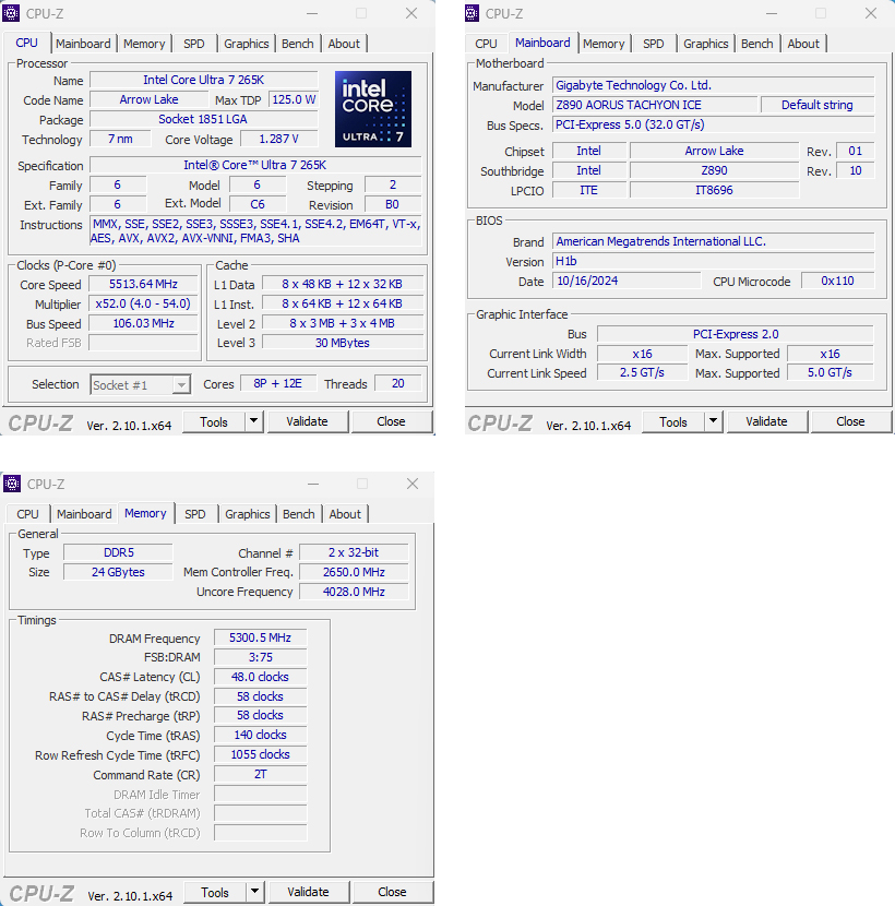 VColor CUDIMM DDR5 at 10600 MT/s