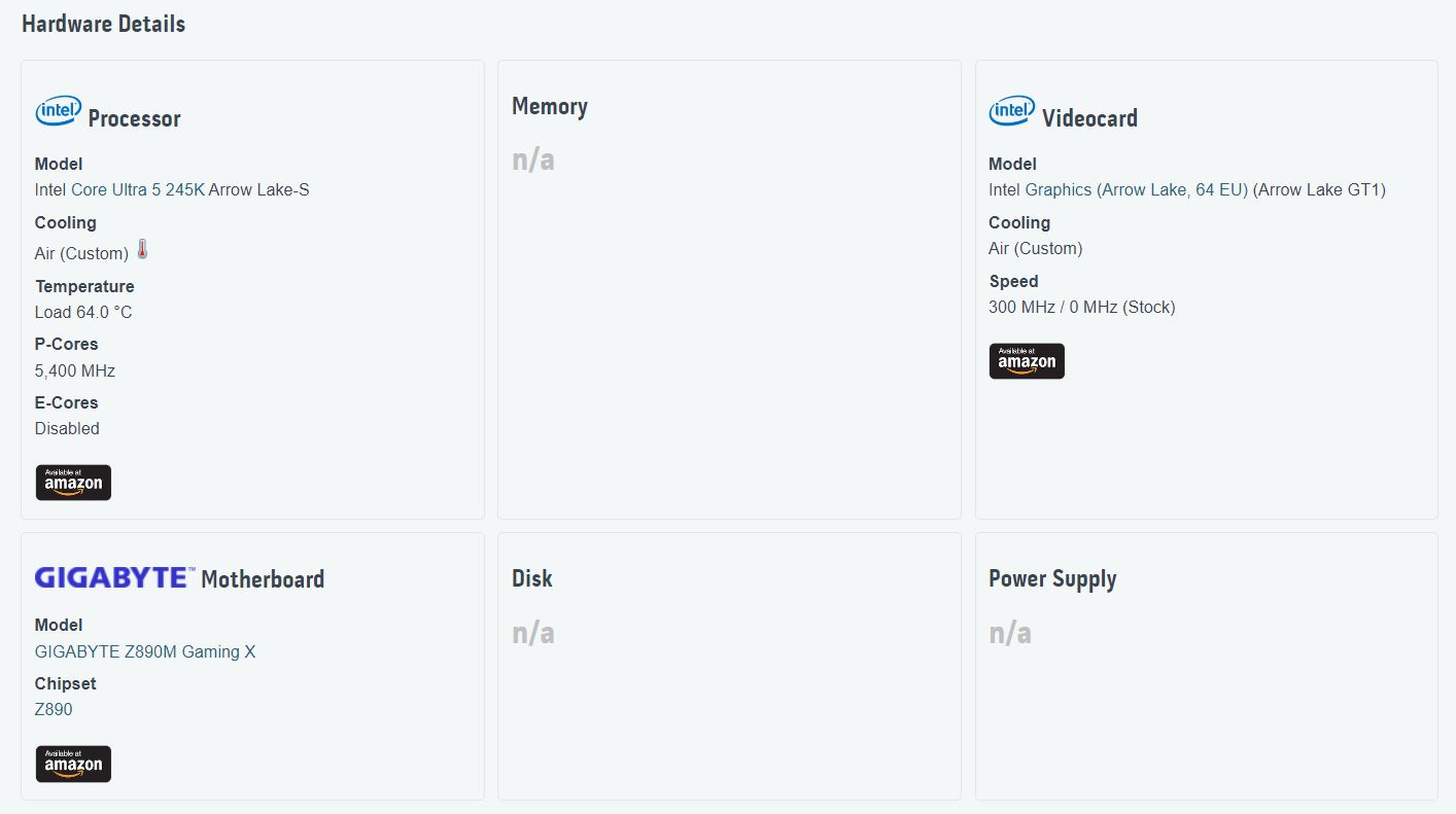 Hardware Details 245K