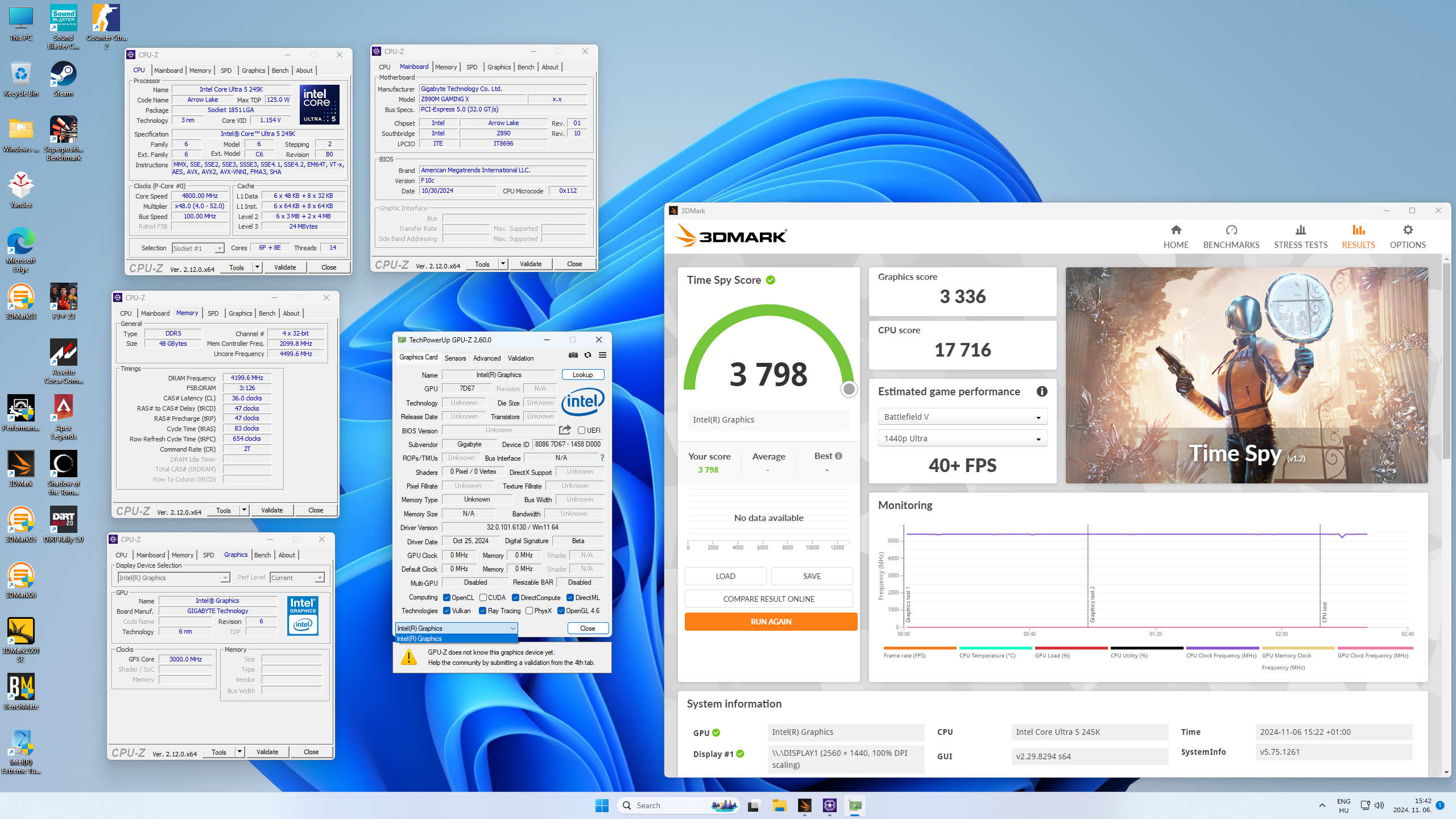 Intel Core Ultra 245K 3.0 GHz iGPU