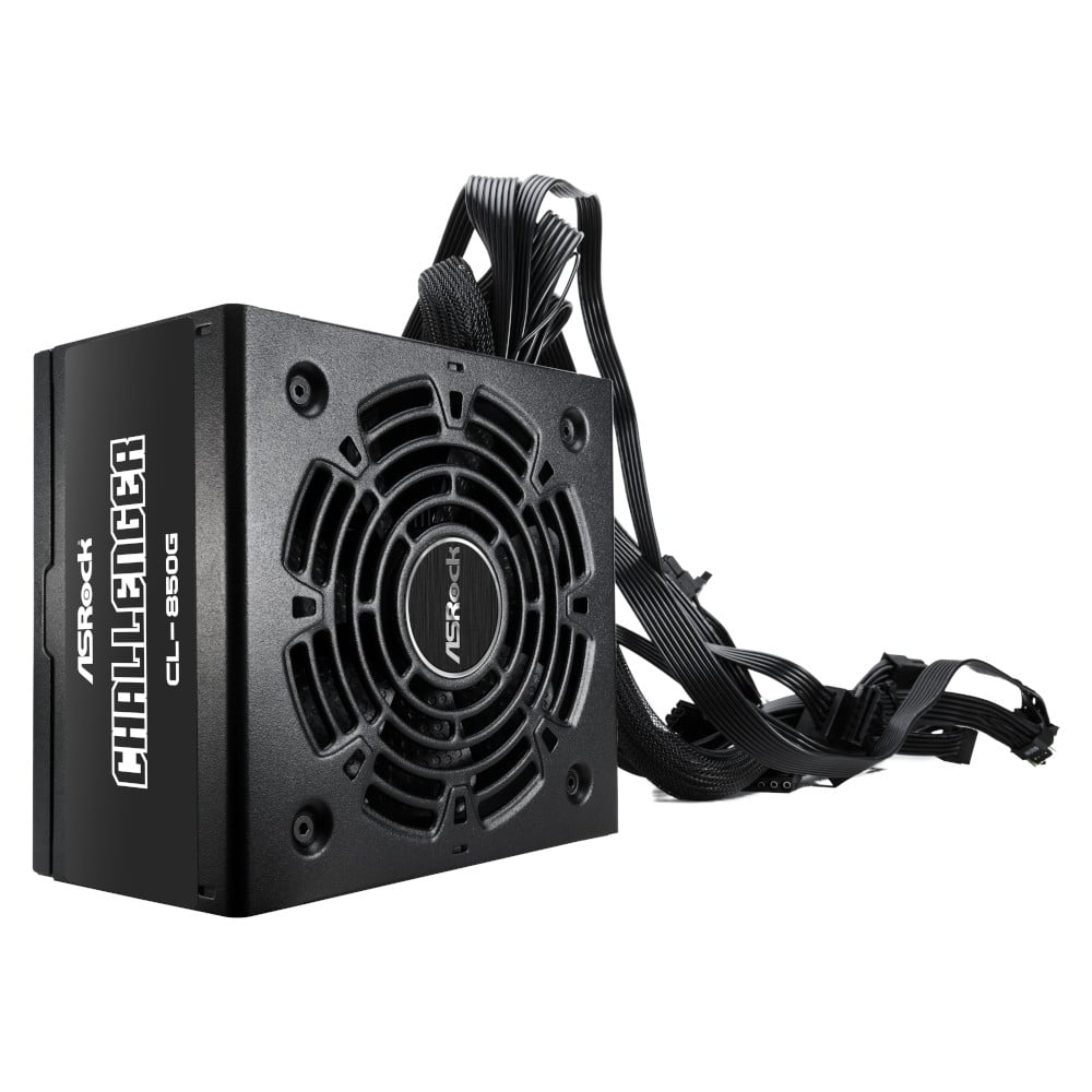 Alimentation ASRock Challenger, vue sur le ventilateur.
