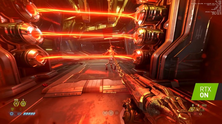 Démonstration du ray tracing dans Doom Eternal.