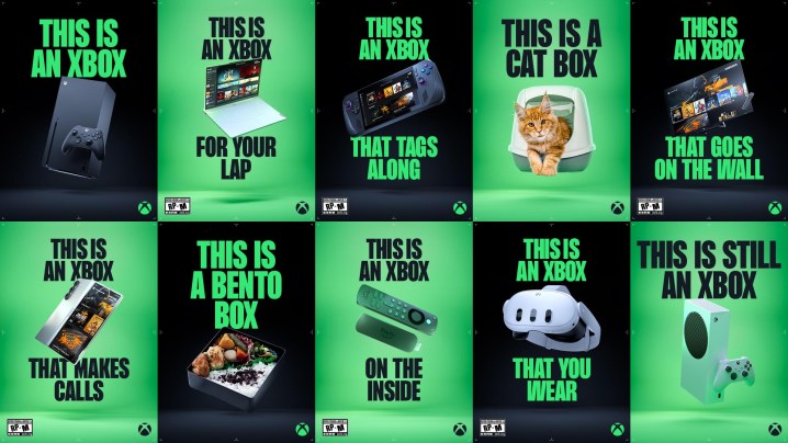 Une publicité pour la campagne 'This is an Xbox'.