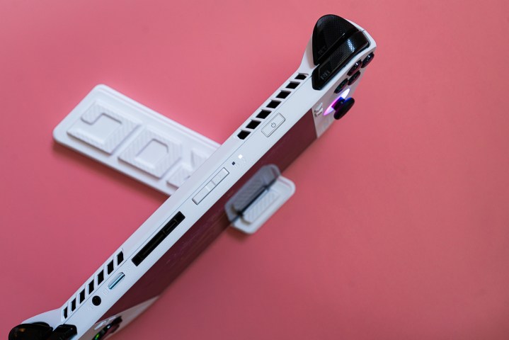 Bouton d'alimentation sur le ROG Ally Asus.