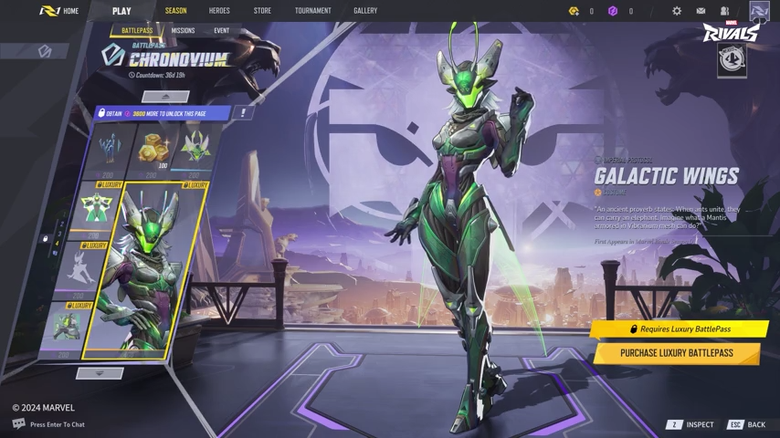 Passes de combat Marvel Rivals