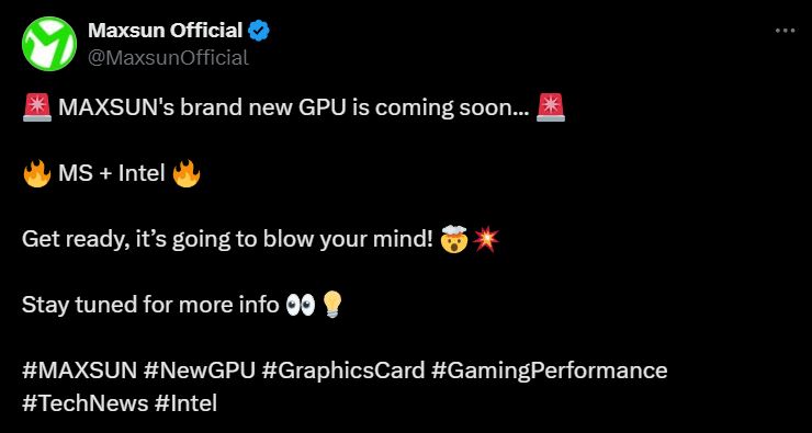 Lancement de la Maxsun Arc B580