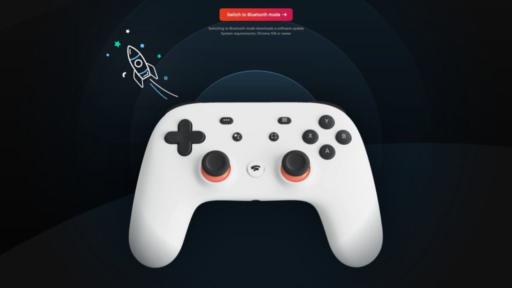Mise à jour du firmware de Stadia