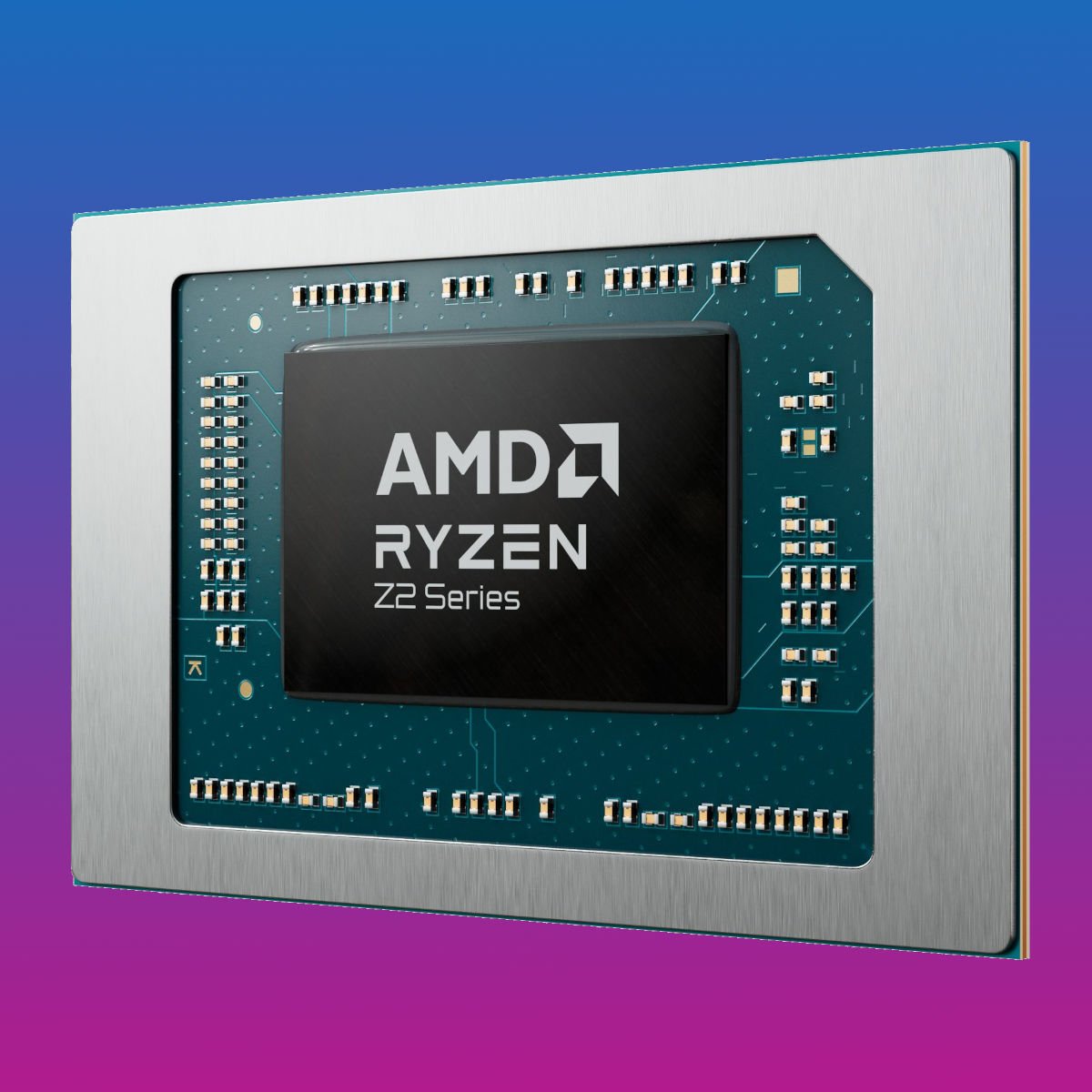 Image des puces Ryzen Z2 d'AMD.