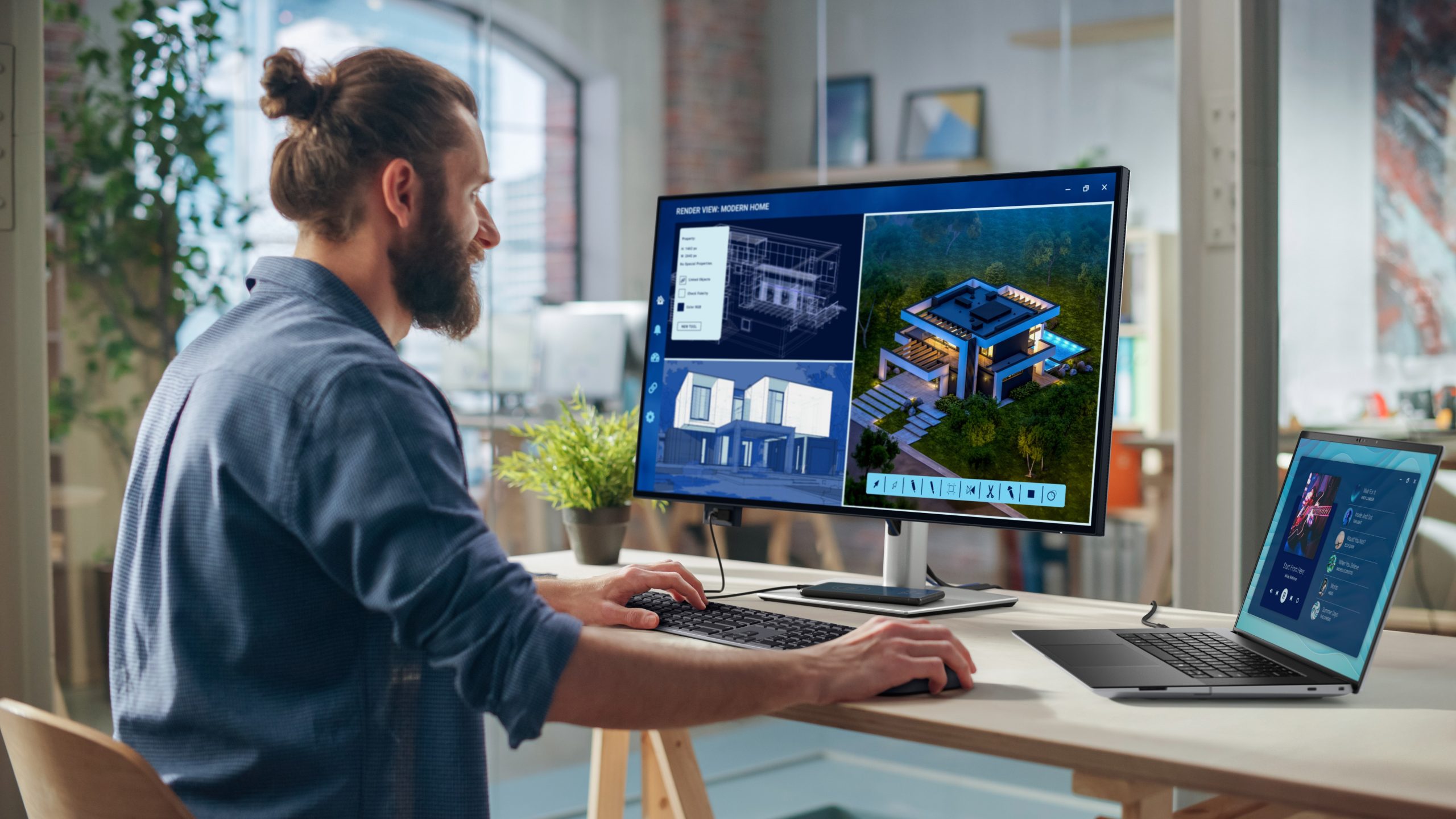Dell UltraSharp 32 4K Thunderbolt Hub monitor