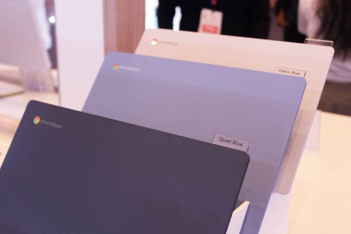 Les trois options de couleurs pour le Chromebook Asus CX14.