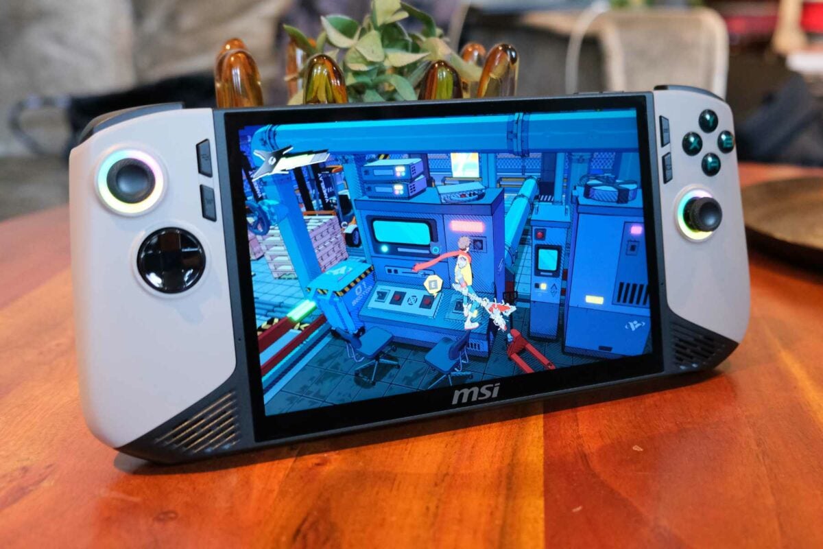 MSI Claw 8 AI+ au CES 2024.