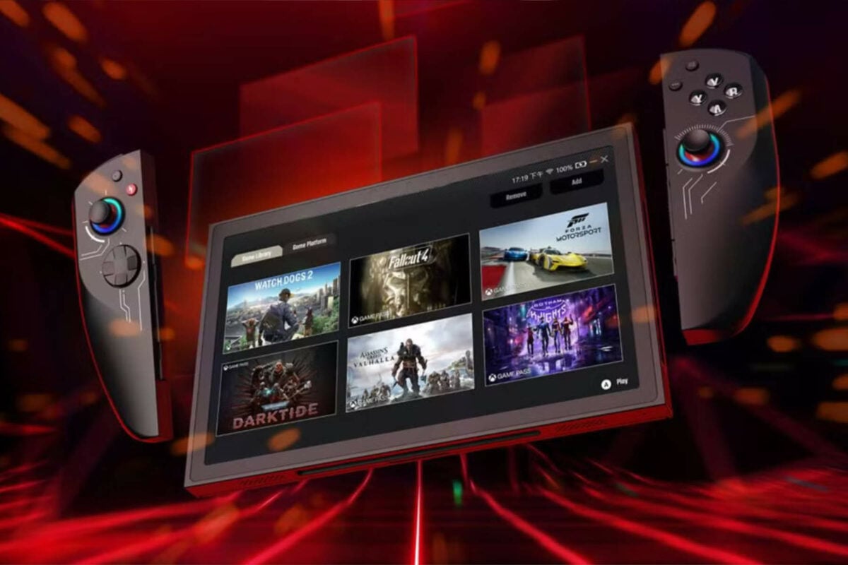 Acer Nitro Blaze 11 portable avec contrôleurs détachables.