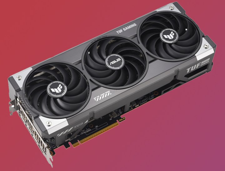 Une GPU Asus RX 9070 XT TUF.