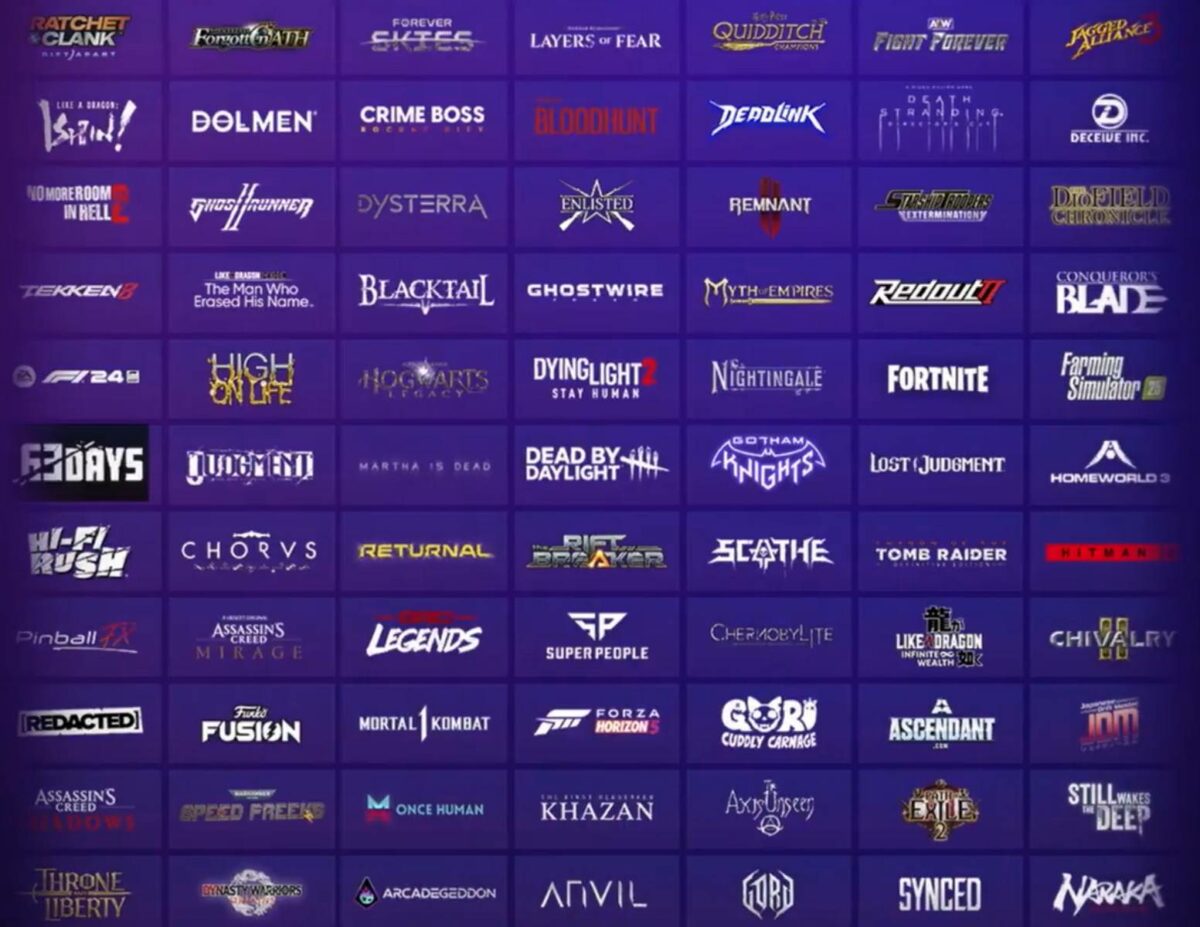 Jeux pris en charge par Intel XeSS.