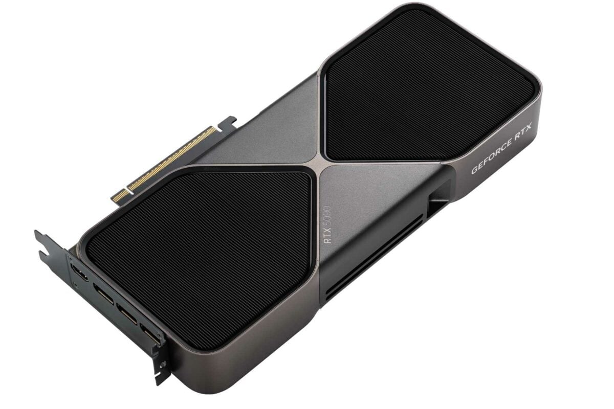 Nvidia GeForce RTX 5090 arrière.