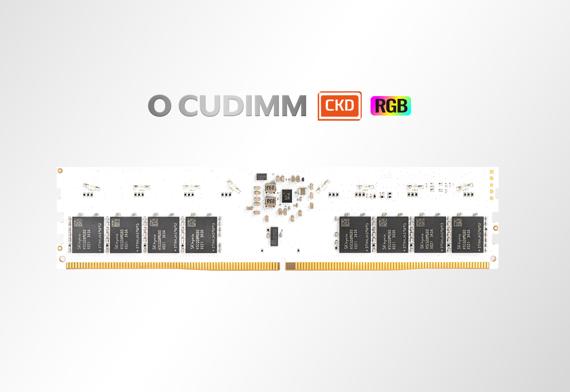 Xfinity SCC O CUDIMM RGB kit white PCB