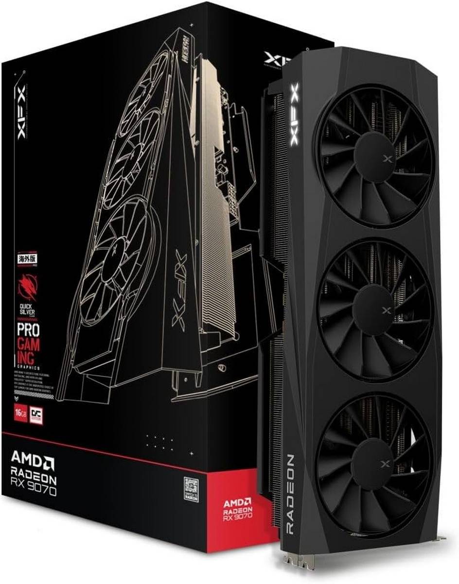 Carte graphique XFX AMD Radeon RX 9070 OC.