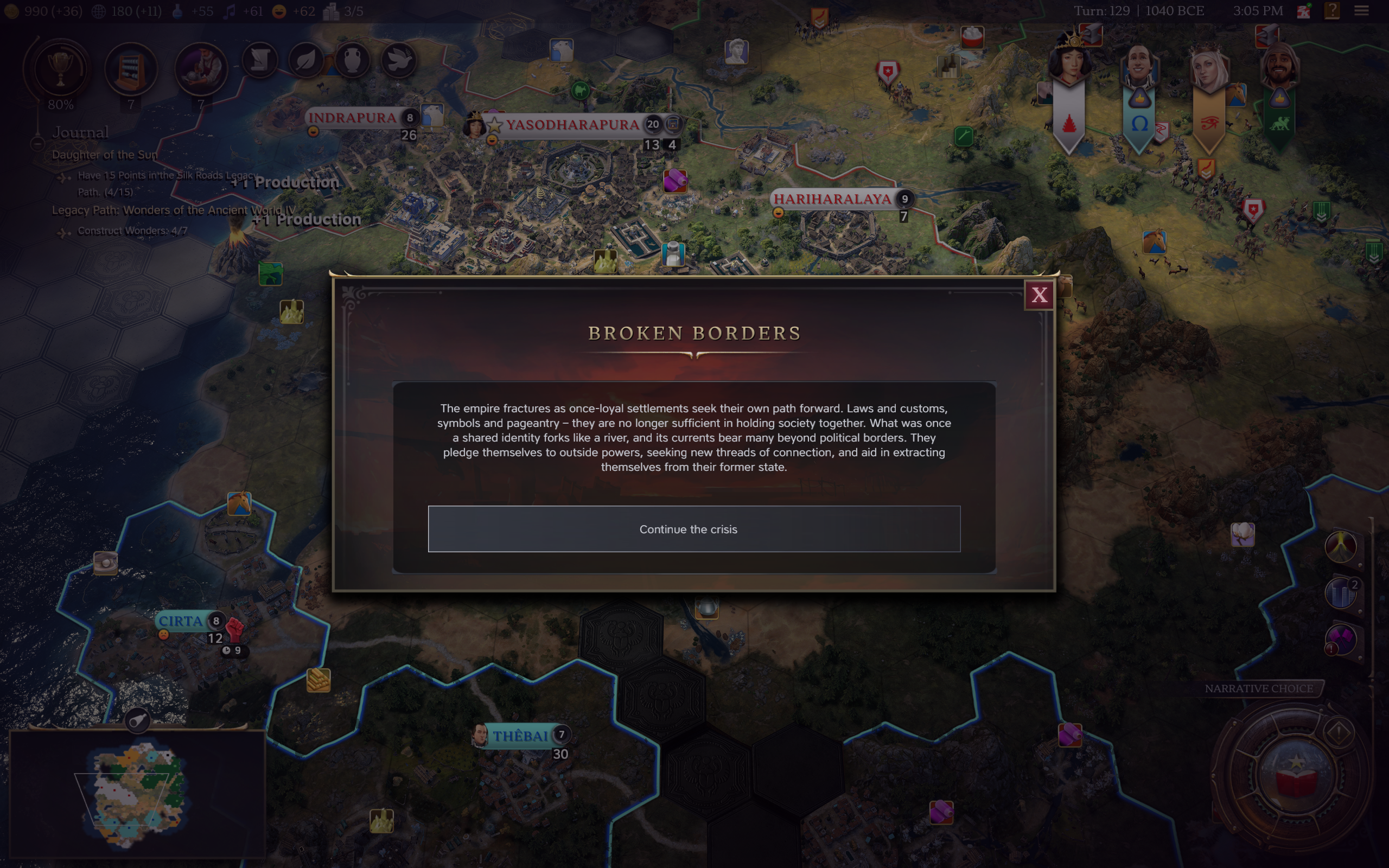 Civilization 7 Crisis Events