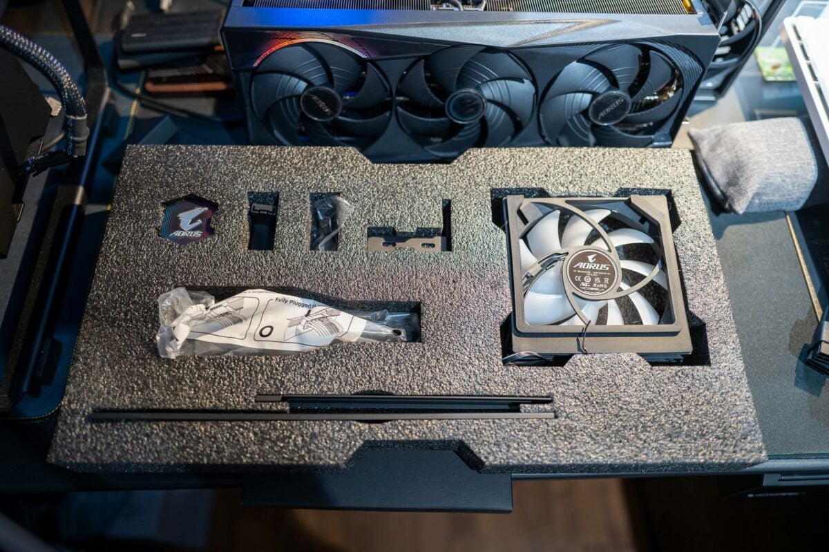 Boîte de la Gigabyte RTX 5080 Aorus Master.