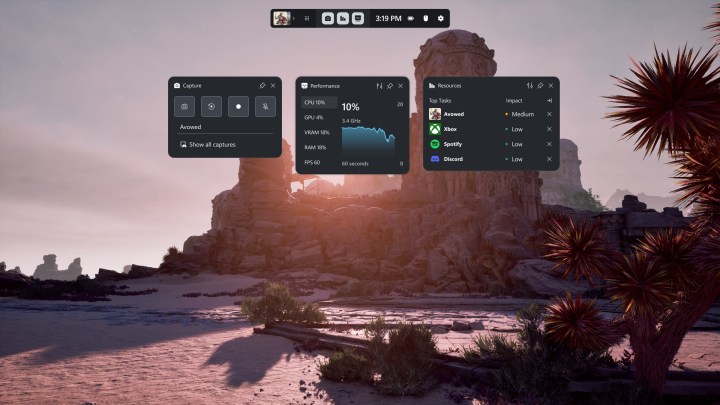 Game Bar de Microsoft