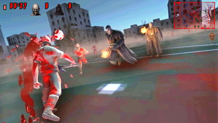 Des monstres s'affrontent dans un match de football dans Fear Fa 98.