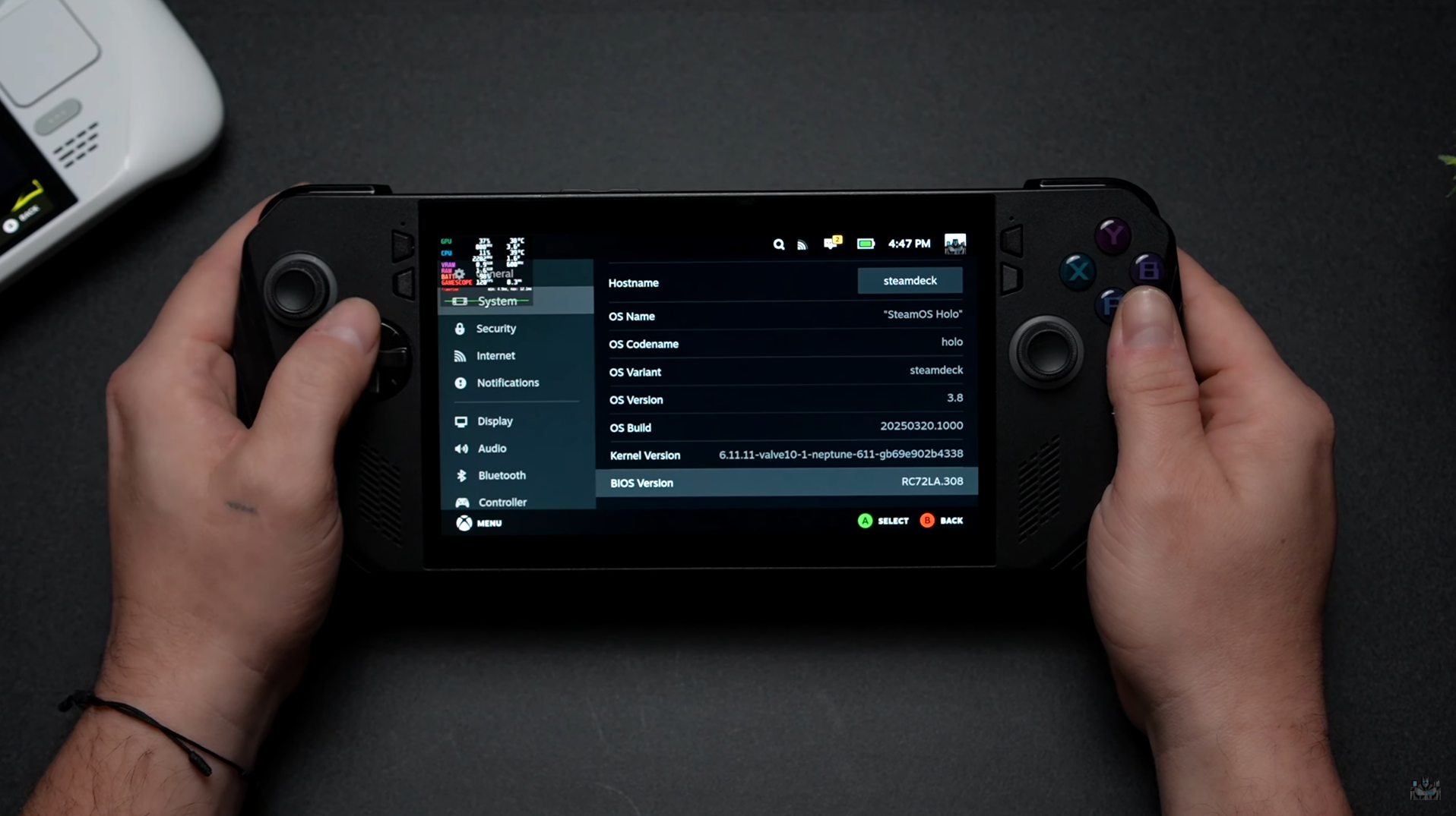 ROG Ally X SteamOS 3.8