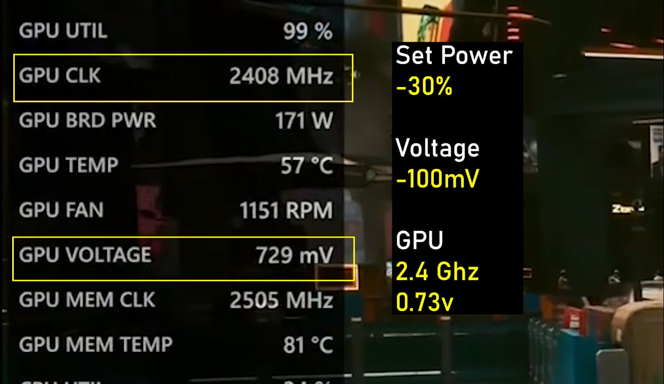 RX 9070 100mV undervolting