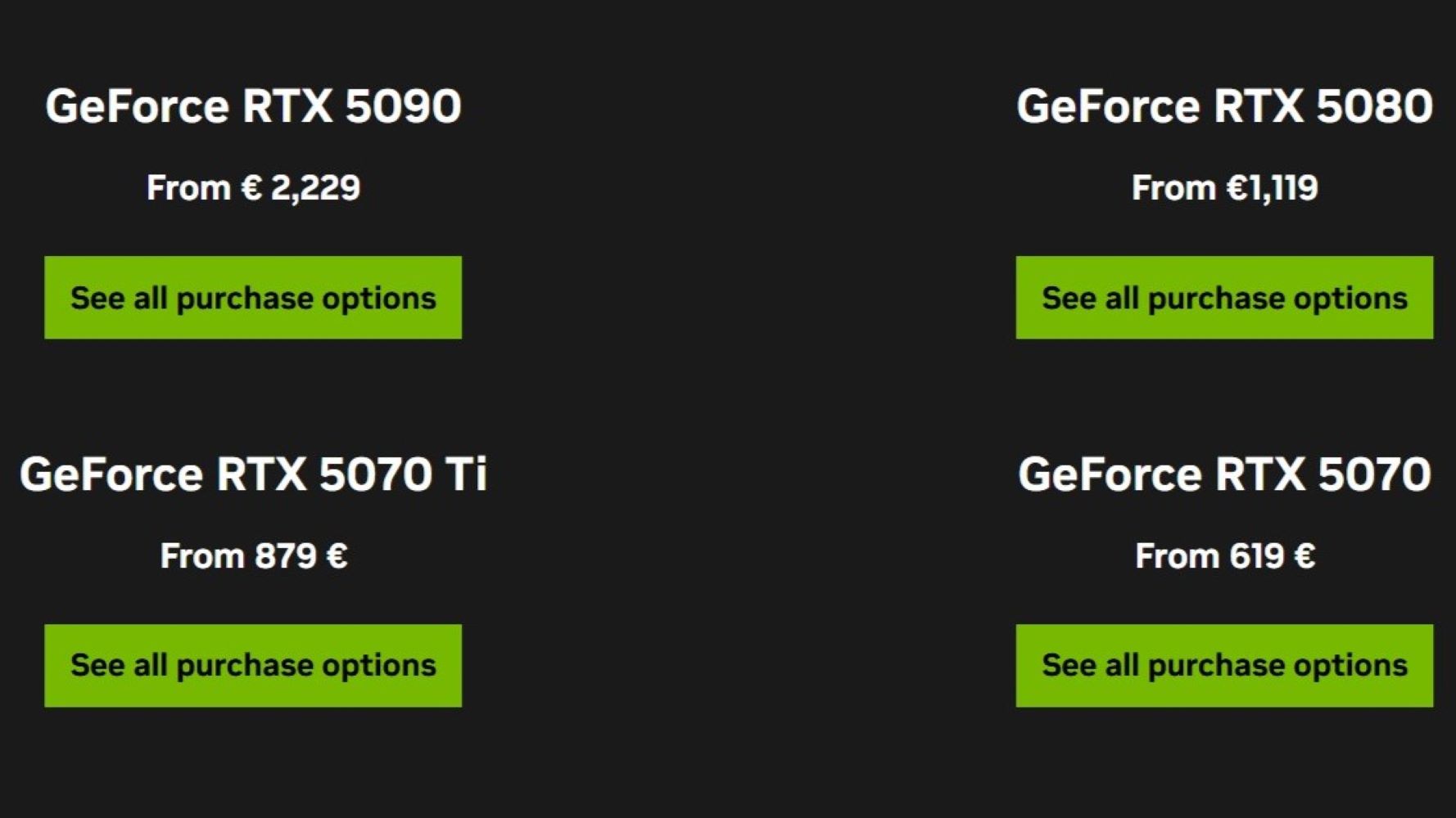 Réduction des prix de Nvidia en raison des taux de change en Europe.