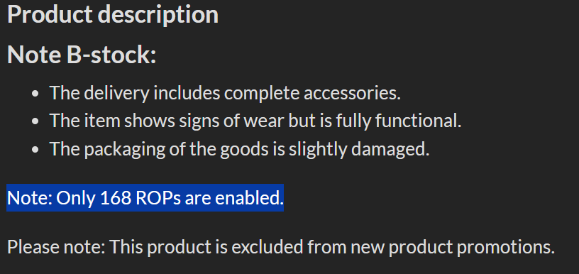 ZOTAC RTX 5090 SOLID OC 168 ROPs Alternate