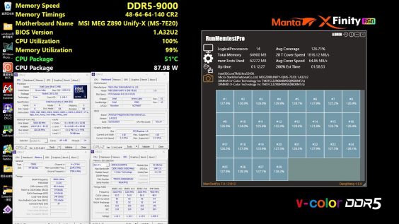V-Color Manta XFinity O CUDIMM 9000 MTs